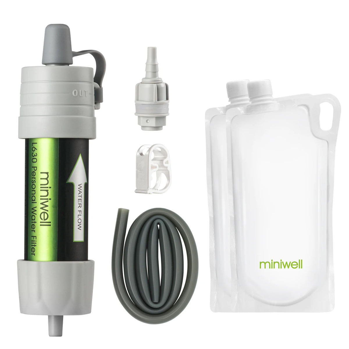 Miniwell L630A Portable Outdoor Water Filter for Hiking and Travel