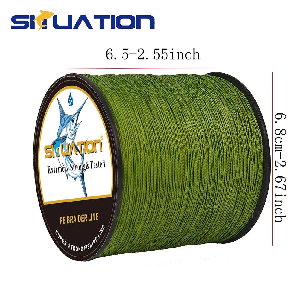 Ultra Strong Braided Fishing Line For Smooth Long Casting