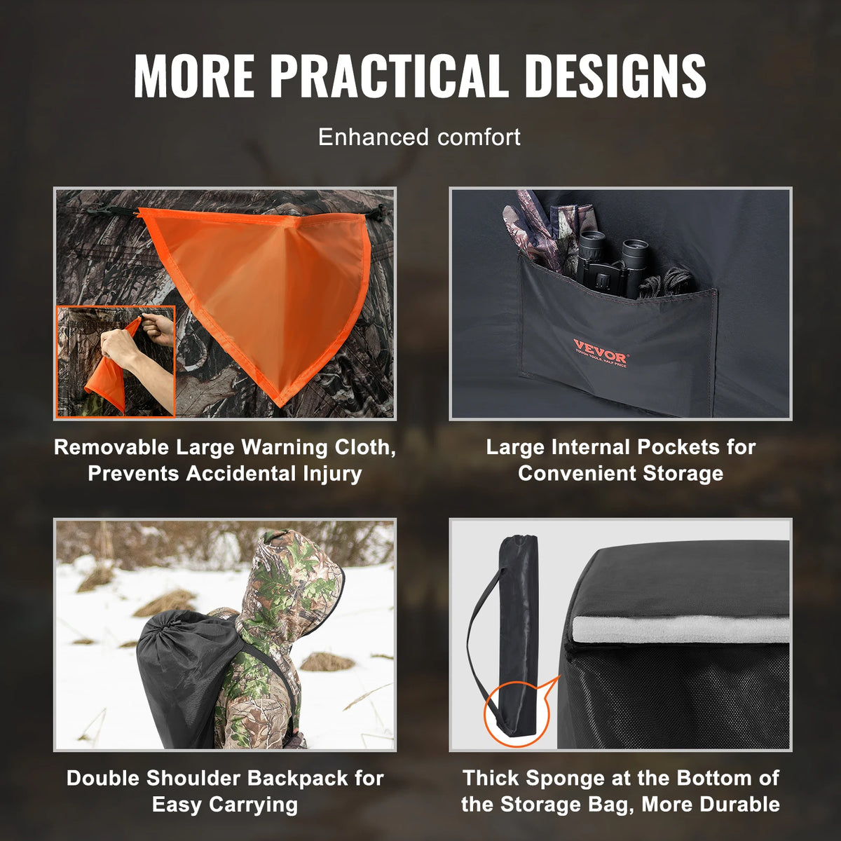 SucceBuy See Through Hunting Blind For Turkey And Deer Hunting