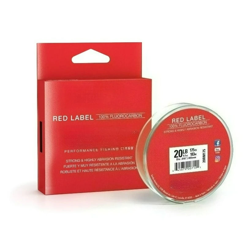 Red Label Fluorocarbon Fishing Line for Ocean Boat Fishing