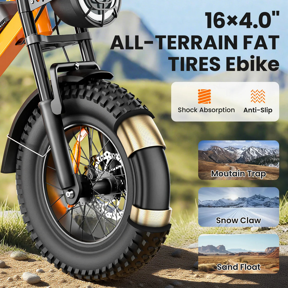 EILLEO SPACEWALK 1500W All Terrain Fat Tire Electric Bike