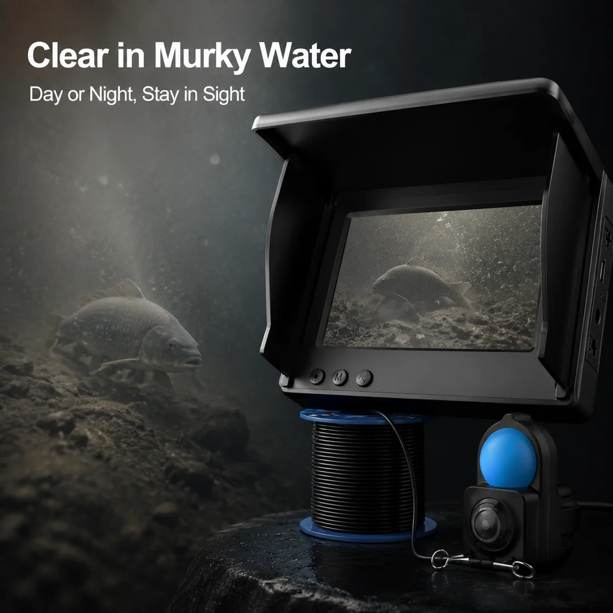 Underwater Fishing Camera With Monitor And Night Vision Fish Finder