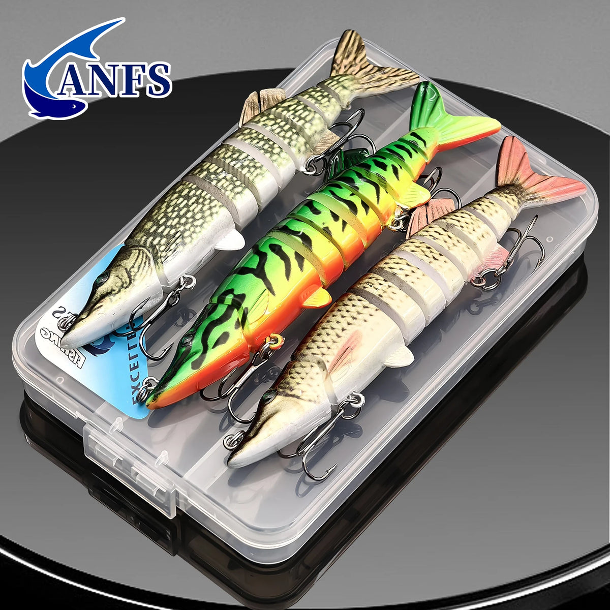 ANFS Multi Jointed Swimbait Fishing Lures For Freshwater And Saltwater