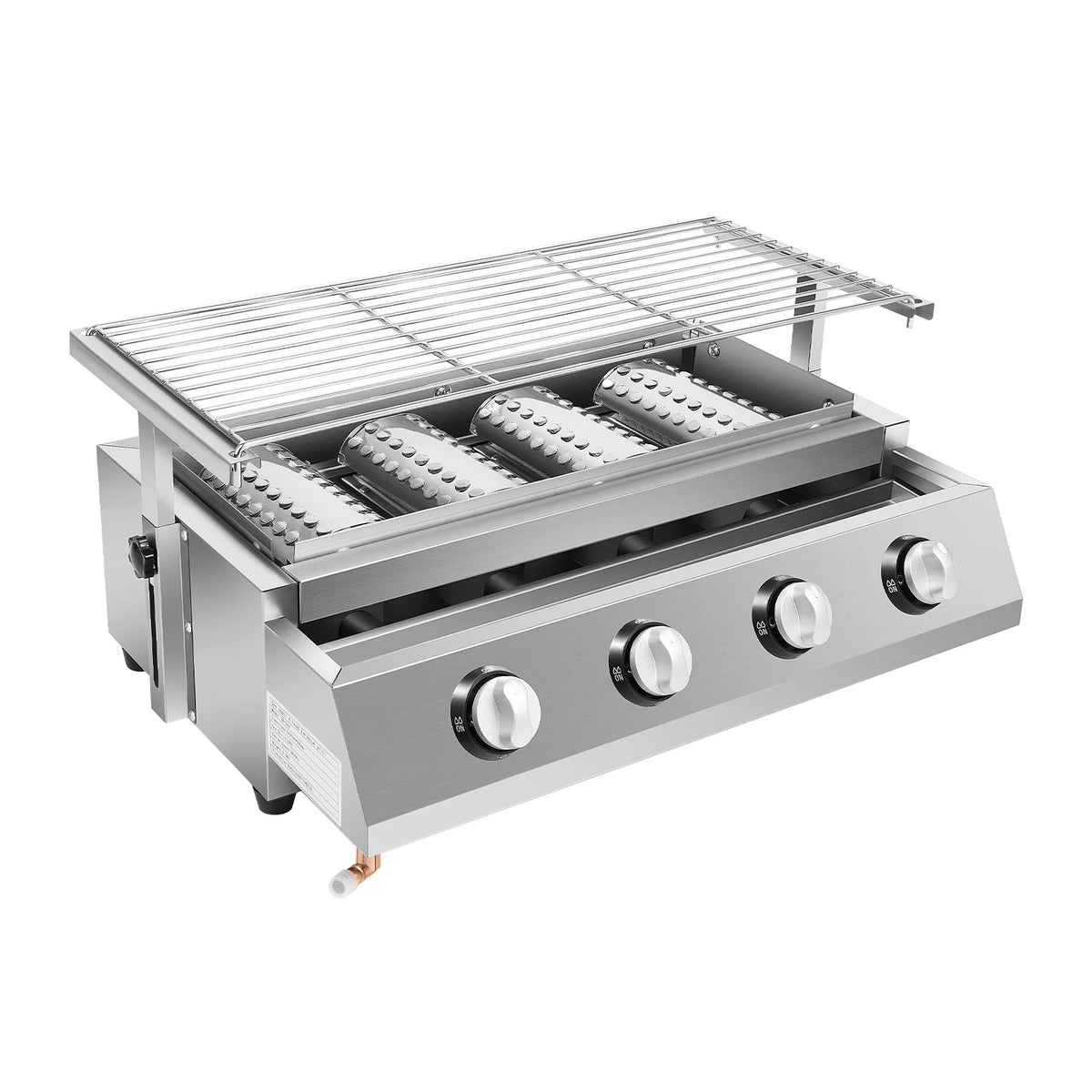 Smokeless Portable Gas Grill Stainless Steel For Outdoor Cooking