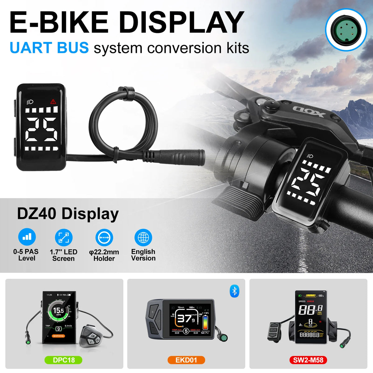 BAFANG Brushless Rear Hub Motor Cassette Drive for Electric Bicycle