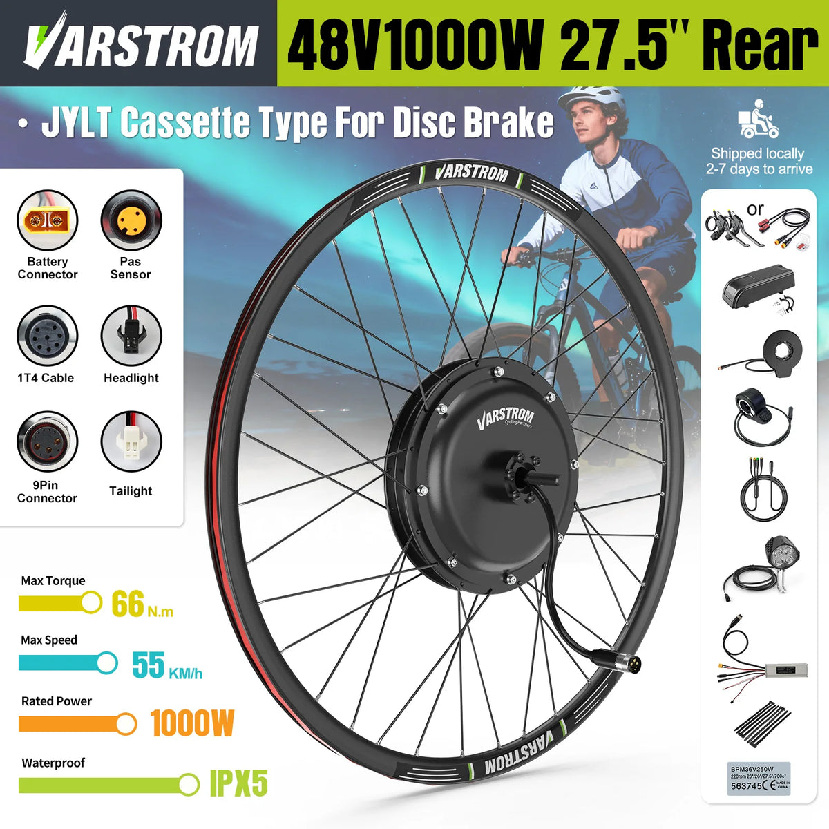 BAFANG Brushless Rear Hub Motor Cassette Drive for Electric Bicycle