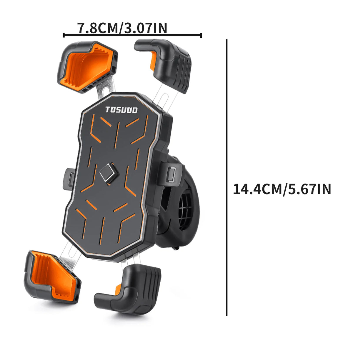 TOSUOD Automatic Locking Bike Handlebar Phone Mount