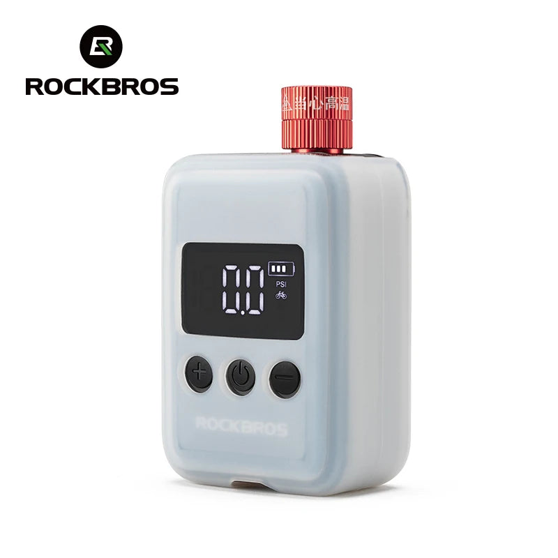 ROCKBROS Rechargeable Electric Bicycle Tire Pump With Digital Display