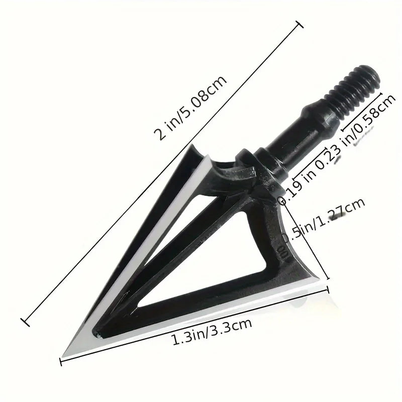 Premium Fixed Blade Hunting Arrowheads For Crossbow And Compound Bows