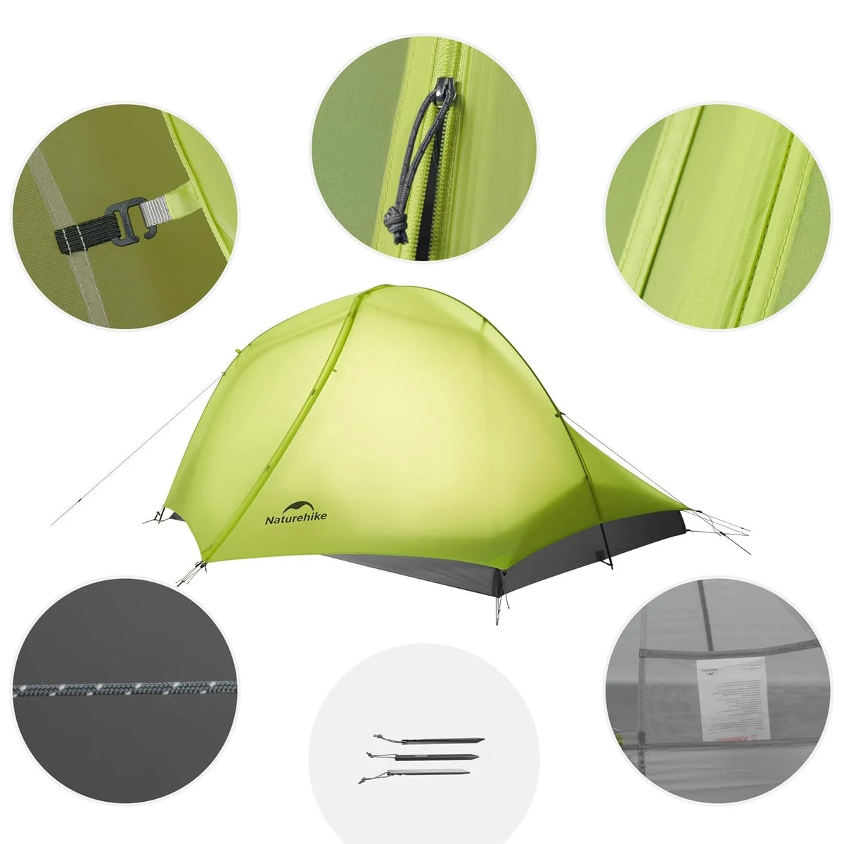 Naturehike Star Trail EXT Ultralight Hiking Tent With Rain Protection
