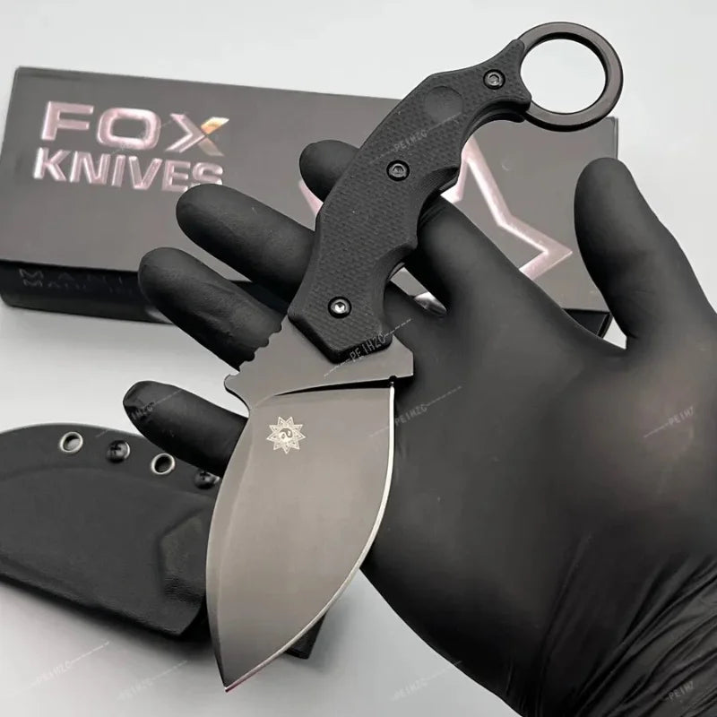 FOX Fixed Blade Outdoor Camping and Hiking Survival Knife