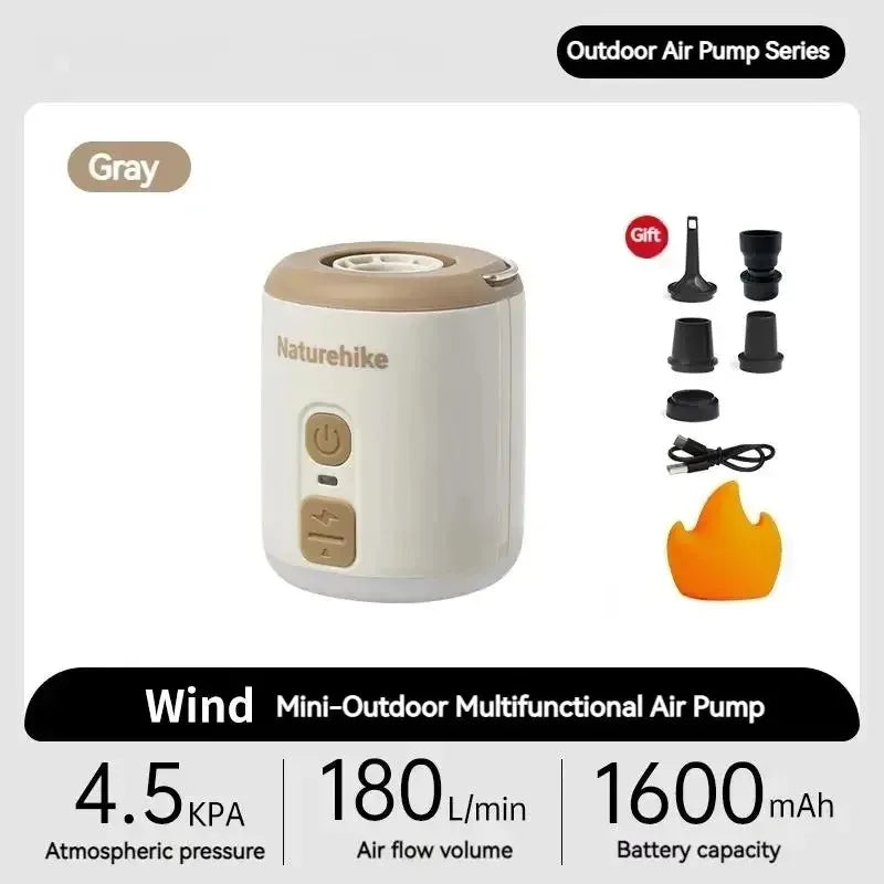 Naturehike Portable Rechargeable Air Pump For Camping And Travel
