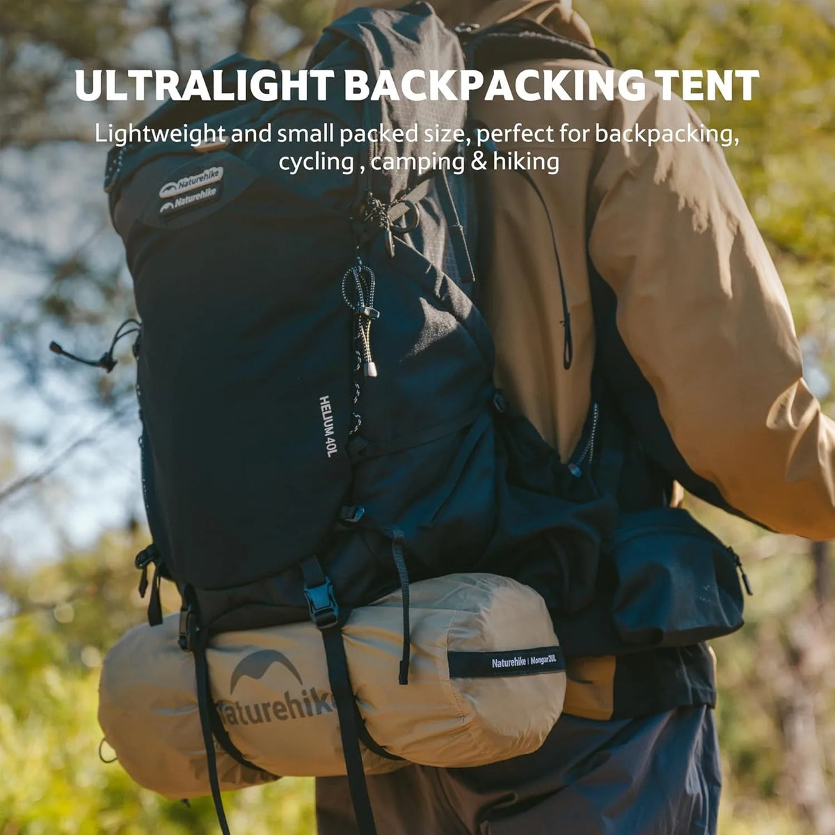 Naturehike Mongar Ultralight Waterproof Backpacking Tent For Hiking