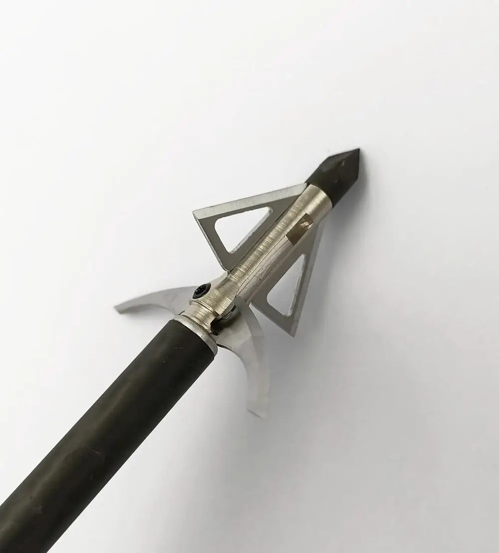 Hunting Hybrid Mechanical Broadheads With Chisel Tip For Archery