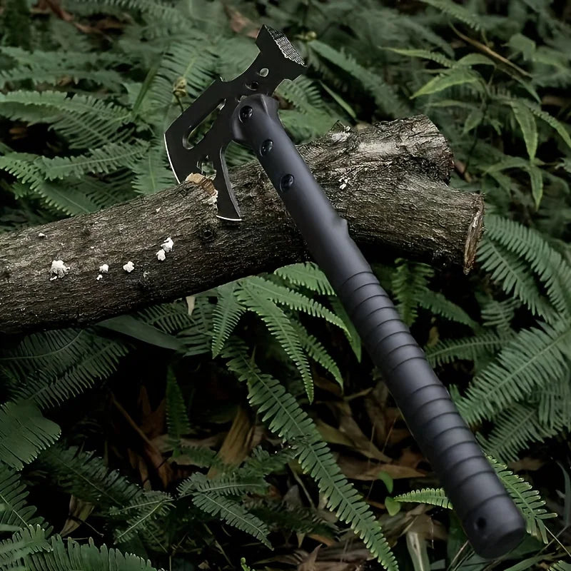 Premium One Piece Stainless Steel Survival Axe Includes Protective Sheath