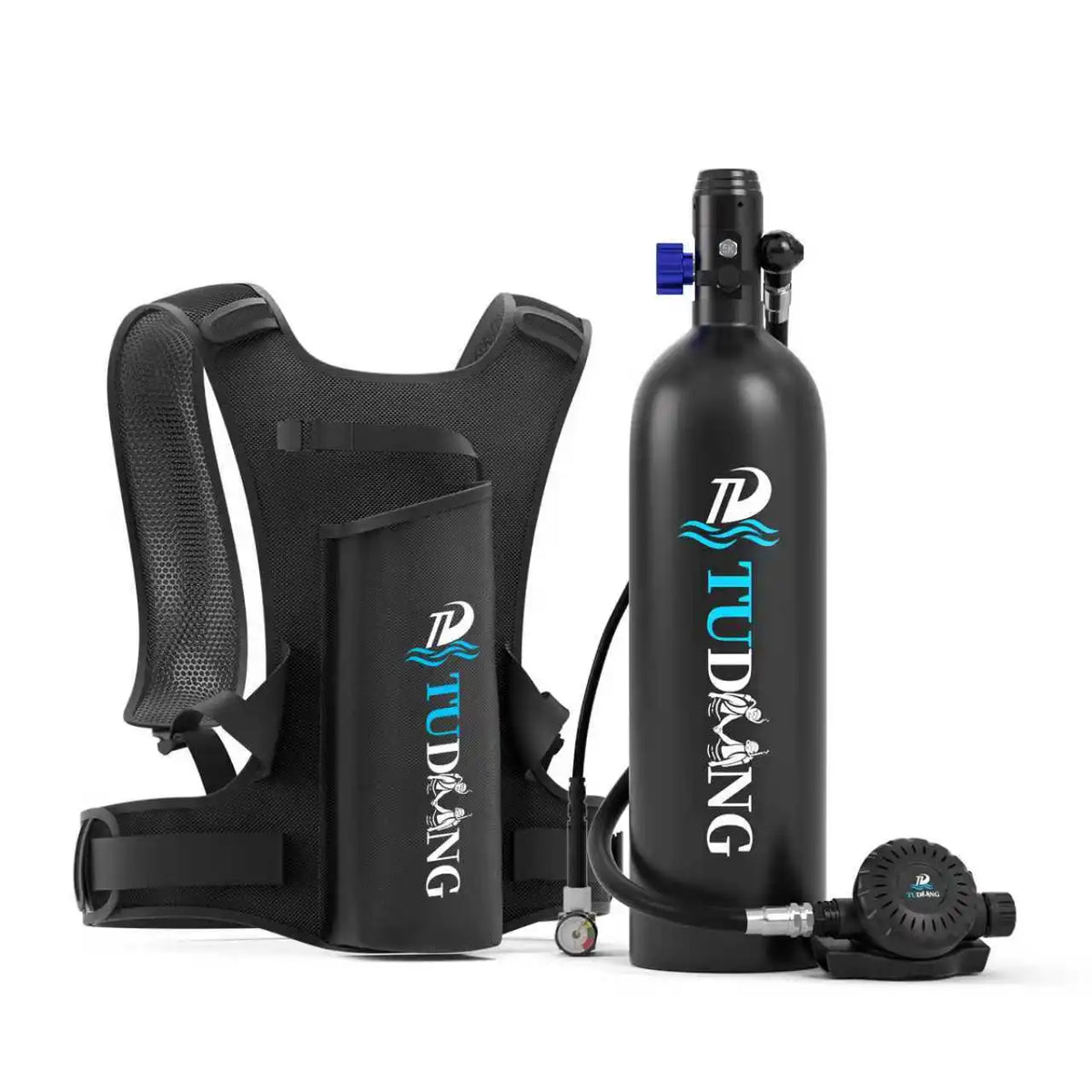 TUDIVING Portable Scuba Tank For 45 Minutes Underwater Diving