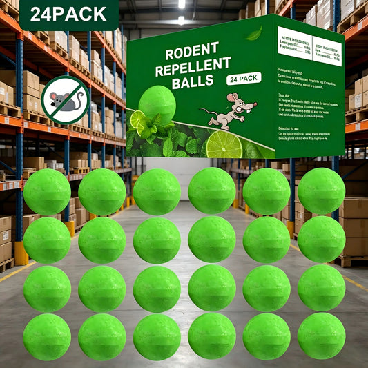 Mosquashield Peppermint Rodent Repellent Balls for Natural Pest Control