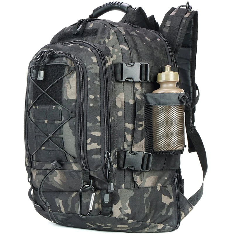 LQARMY Tactical Molle Backpack Military Waterproof Rucksack Hiking Camping