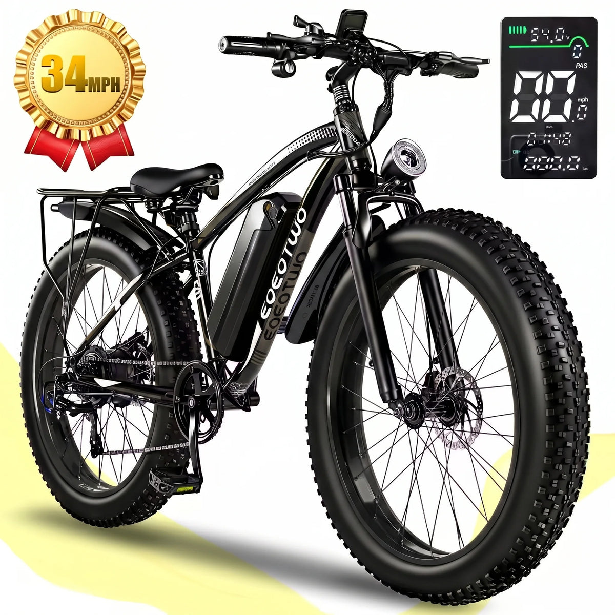 Eoeotwo 1500W High Performance Electric Fat Tire Bike For Adults