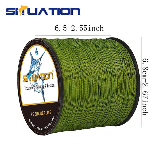 Ultra Strong Braided Fishing Line For Smooth Long Casting