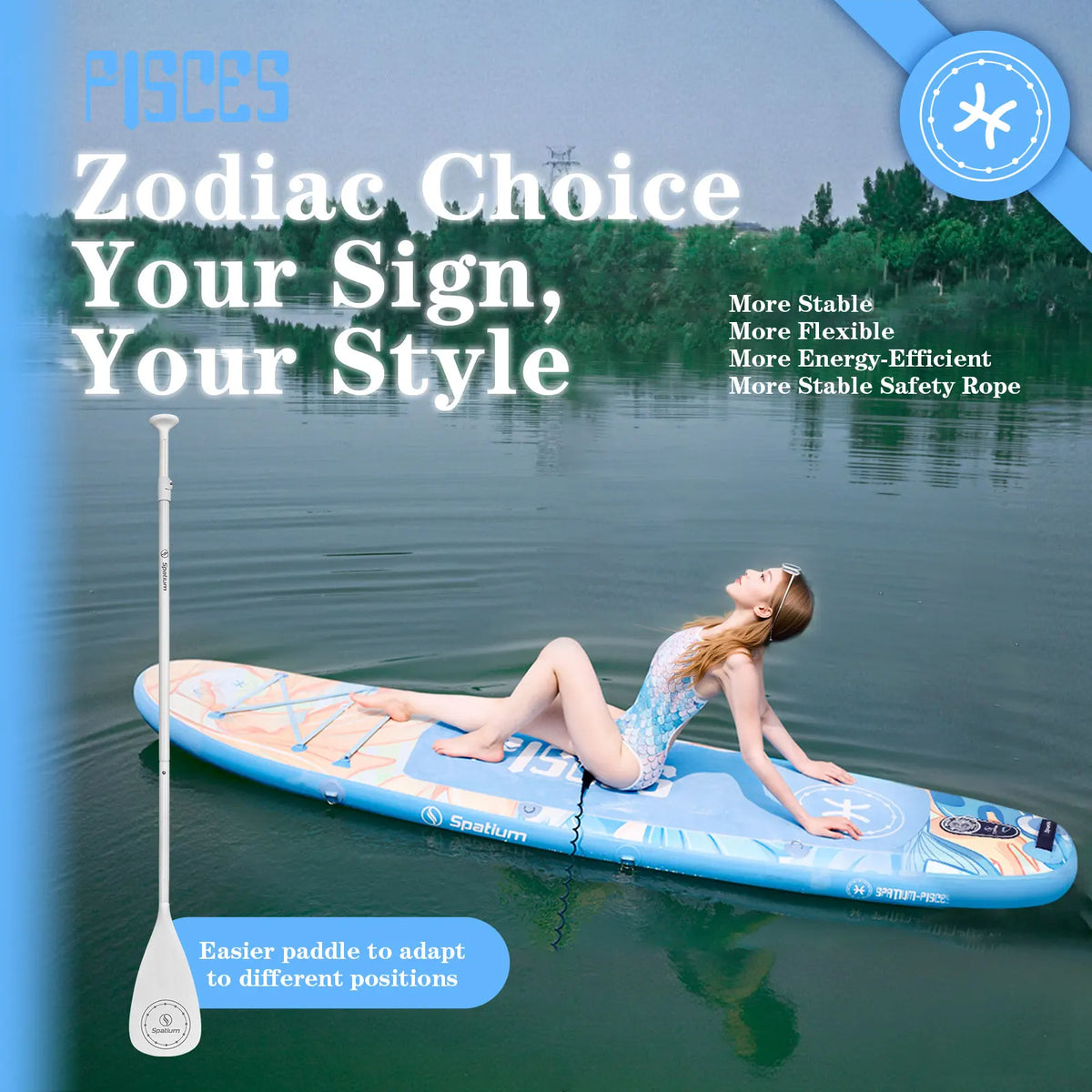 Spatium Touring Inflatable Stand Up Paddle Board For Adults
