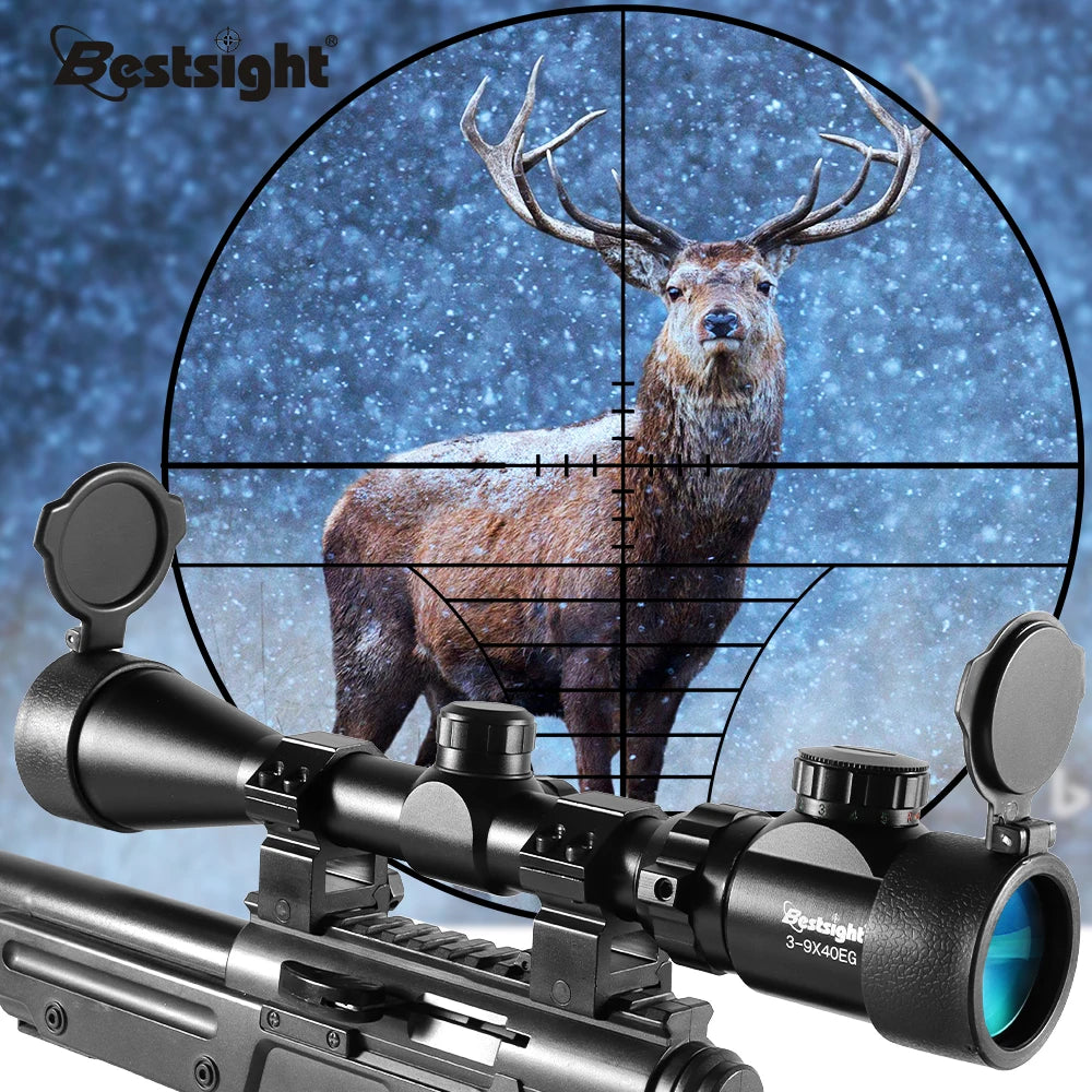 Illuminated Hunting Rifle Scope Mil Dot Reticle By Nabila