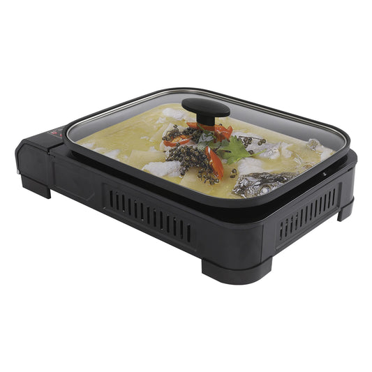 Portable Butane Camping Stove With Stainless Grill Pan