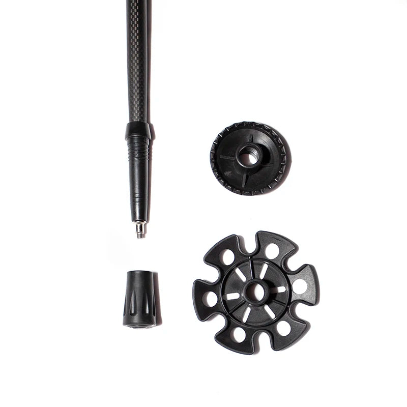 Okhealing Carbon Fiber Trekking Poles Folding Telescopic Hiking