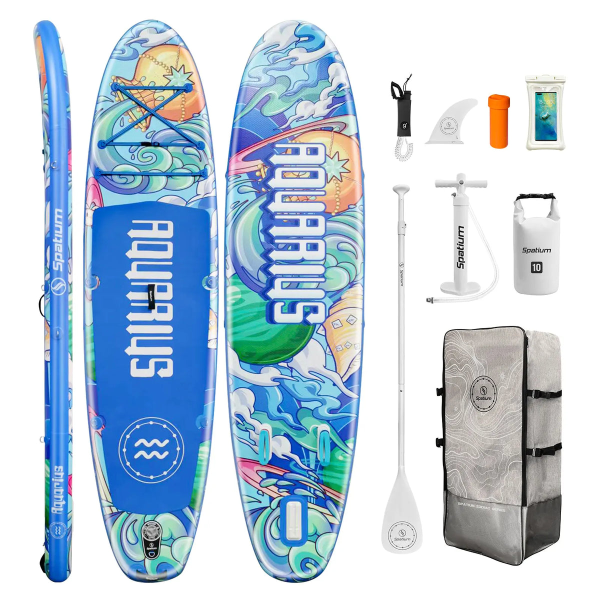 Spatium Touring Inflatable Stand Up Paddle Board For Adults