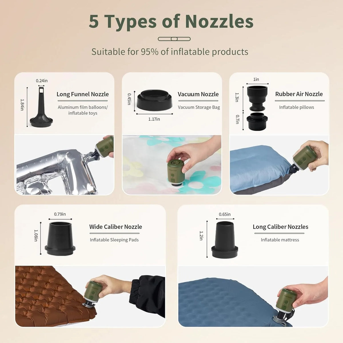 Naturehike Portable Rechargeable Air Pump For Camping And Travel