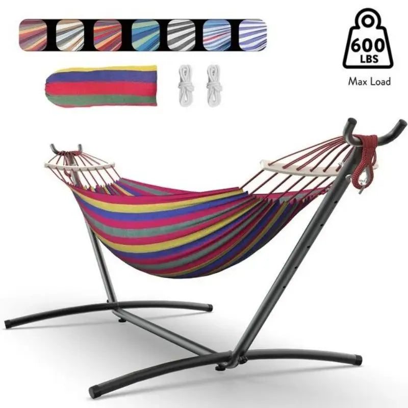 Gyroor Heavy Duty Adjustable Stand Hammock For Outdoor Relaxation