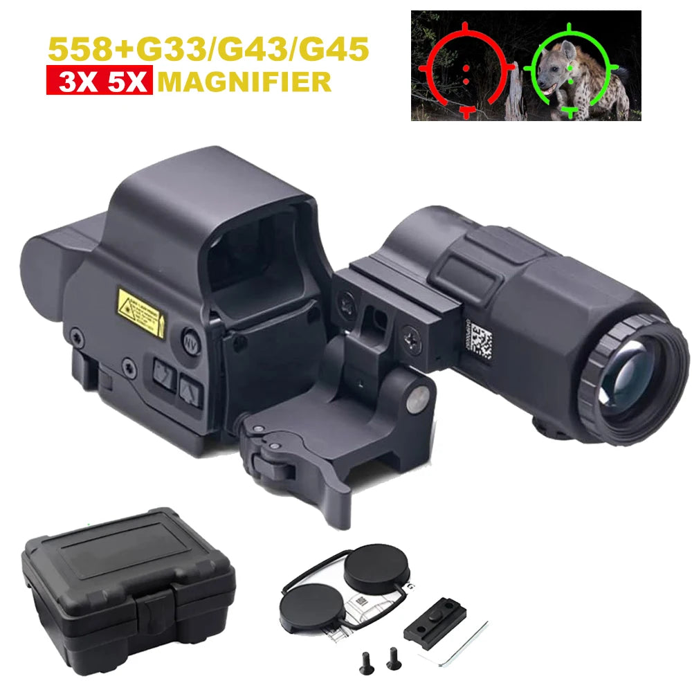 Bestsight Model 558 Holographic Collimator Sight With Quick Detach Lever