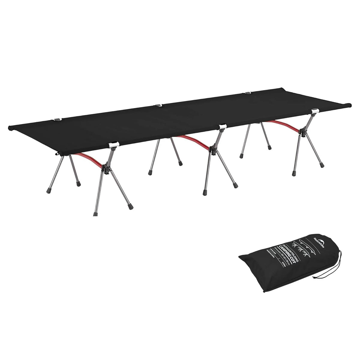 Naturehike Adjustable Height Folding Camping Cot For Travel