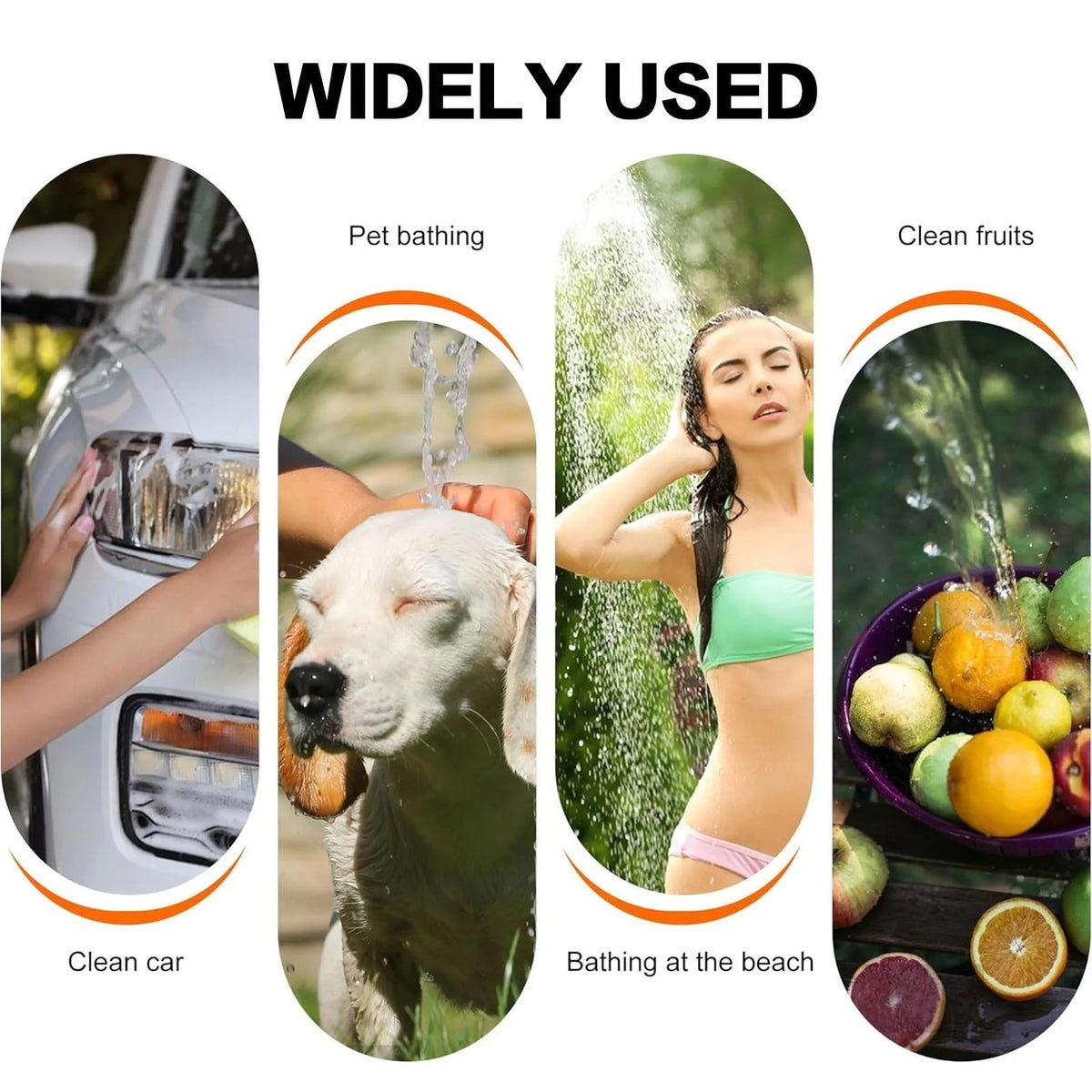 Portable Rechargeable Handheld Shower Sprayer For Pets And Garden Care