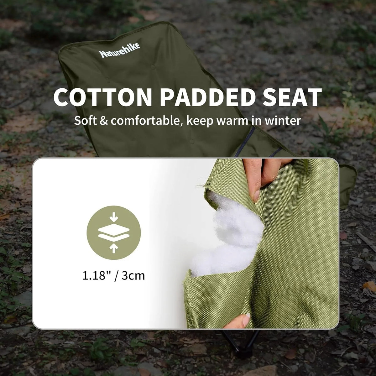 Naturehike Moon Chair Portable Folding Camping Lounge Chair