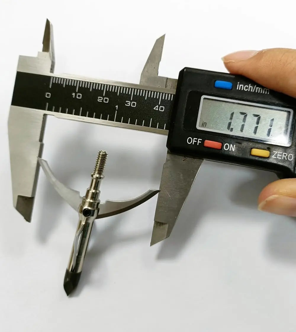 Hunting Hybrid Mechanical Broadheads With Chisel Tip For Archery