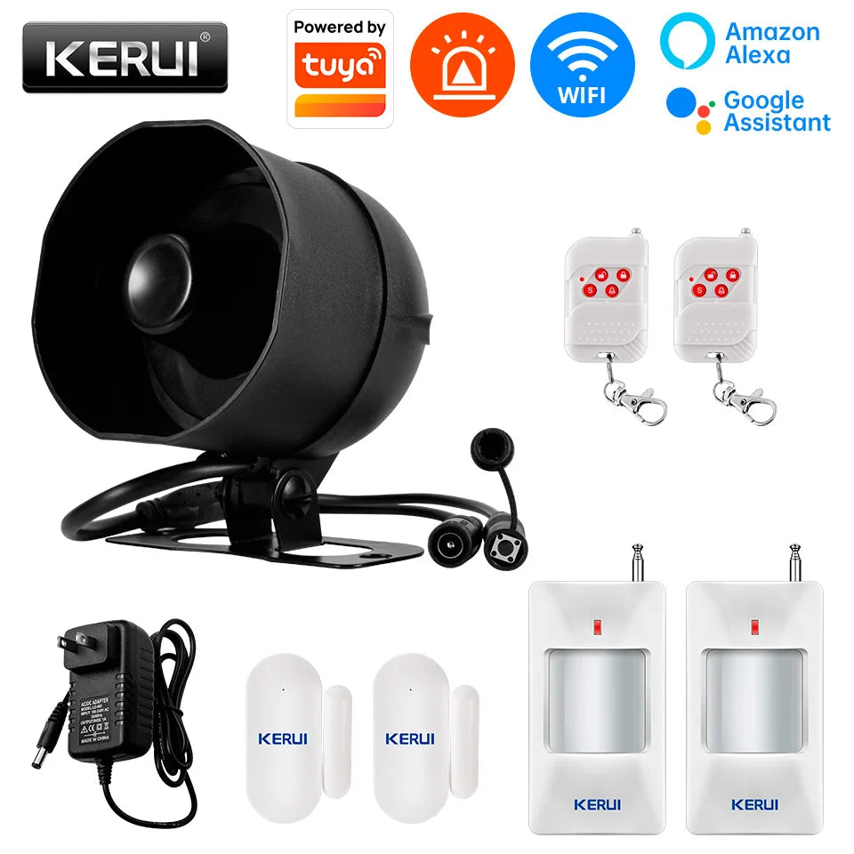 KERUI Smart WiFi Home Security Alarm System Kit With Sensors