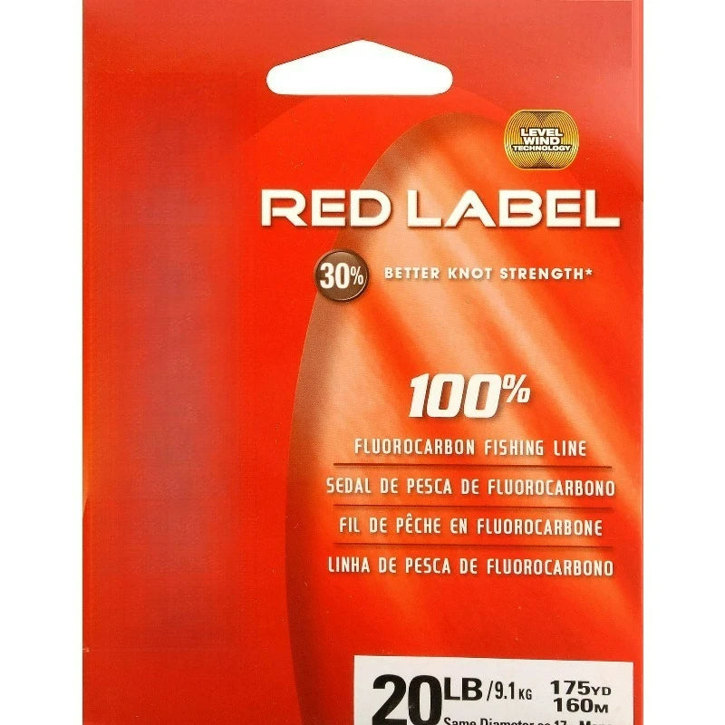 Red Label Fluorocarbon Fishing Line for Ocean Boat Fishing