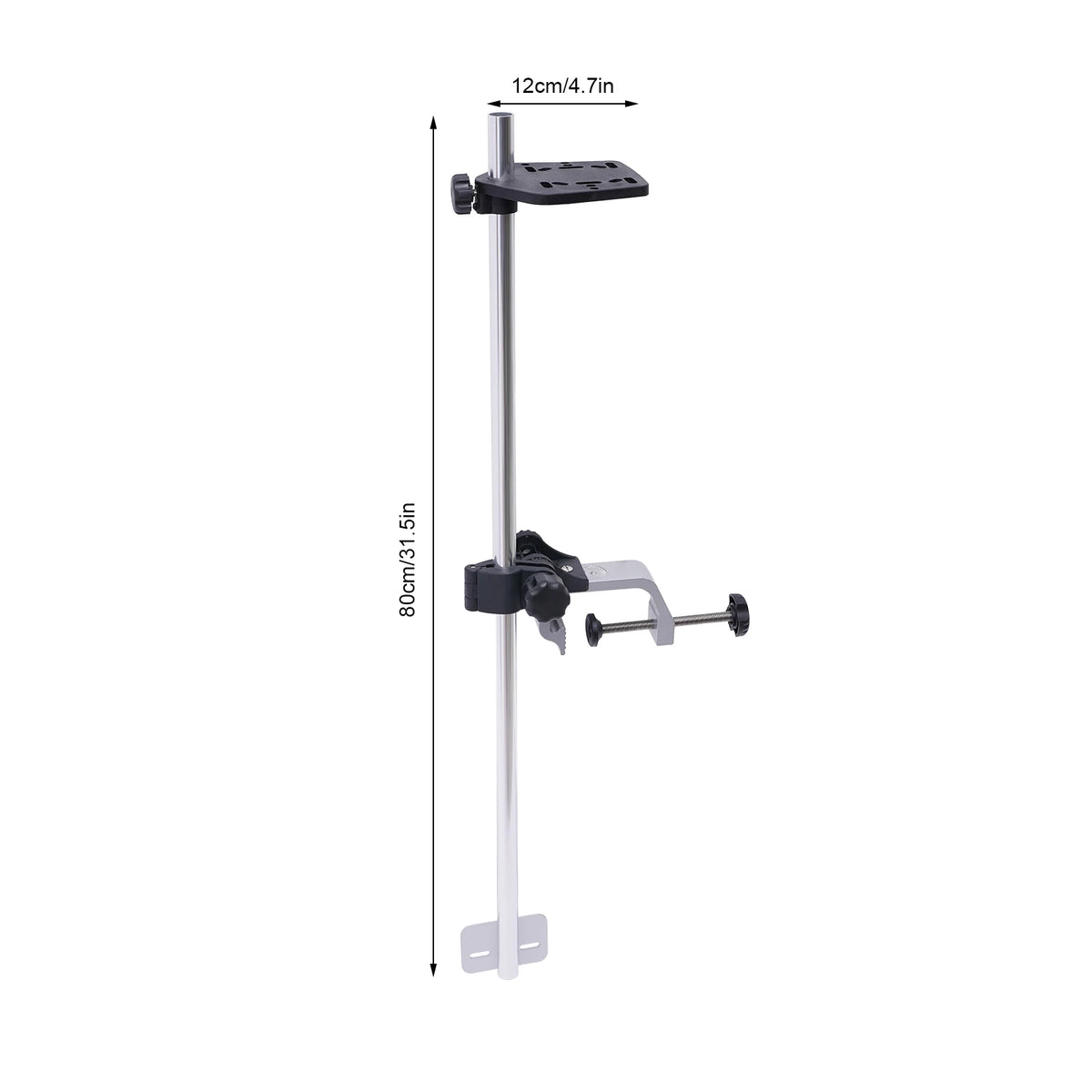 Portable Aluminum Transducer Bracket For Universal Fish Finder Mounts