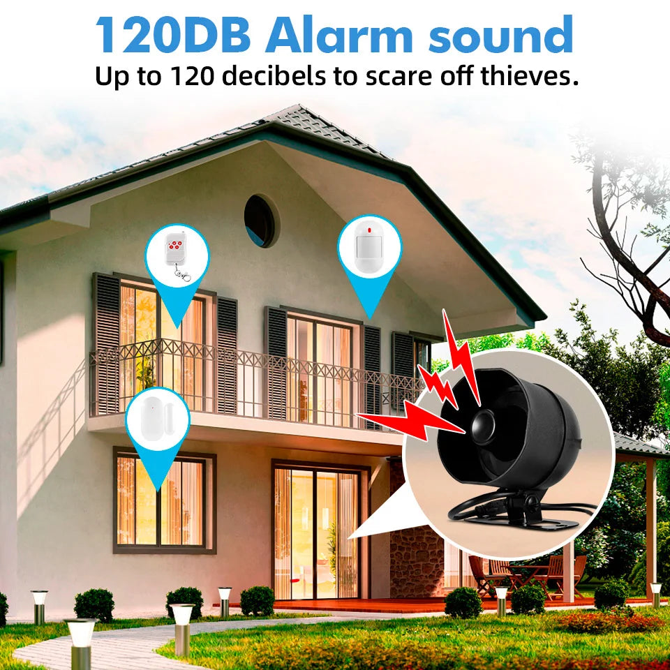 KERUI Smart WiFi Home Security Alarm System Kit With Sensors
