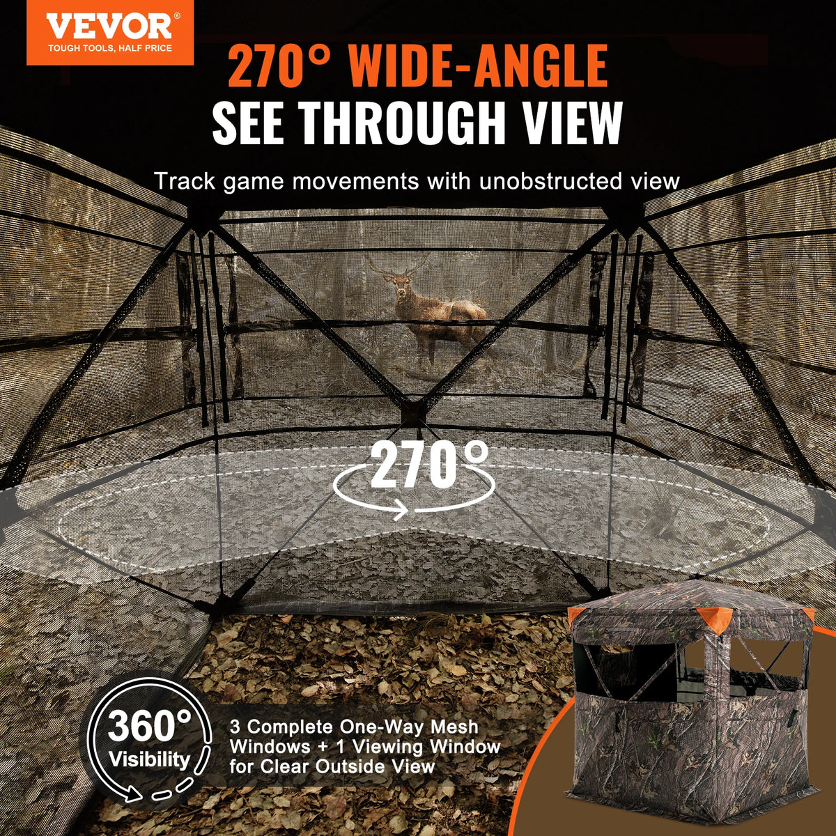 SucceBuy See Through Hunting Blind For Turkey And Deer Hunting