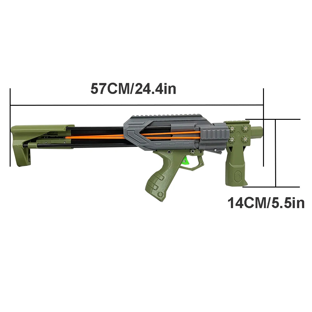 Automatic Slingshot With Continuous Launch For Arrow Hunting And Outdoors