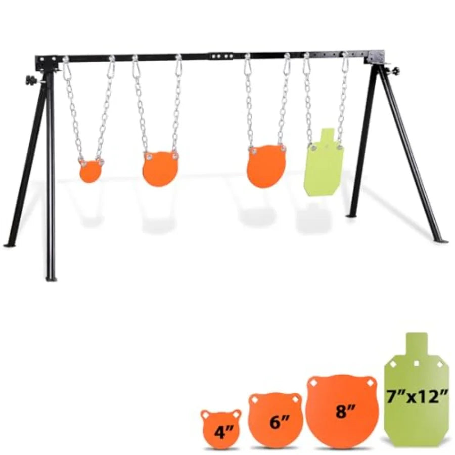 Durable AR500 Steel Targets Stand Kit For Rifle Training