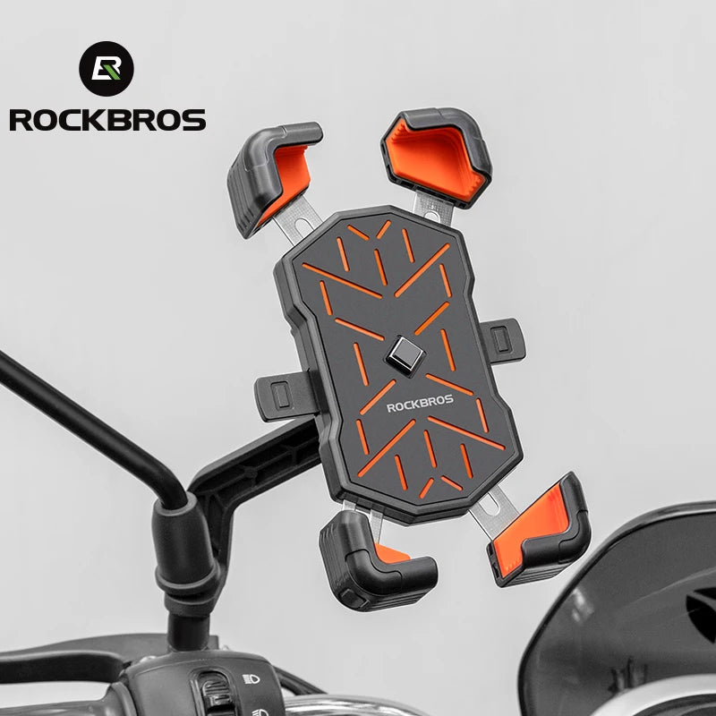 ROCKBROS Bicycle Phone Holder Shockproof Handlebar Mount Stand
