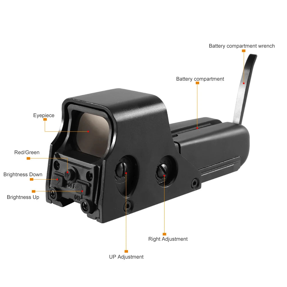 Bestsight Red Green Dot Holographic Hunting Reflex Sight