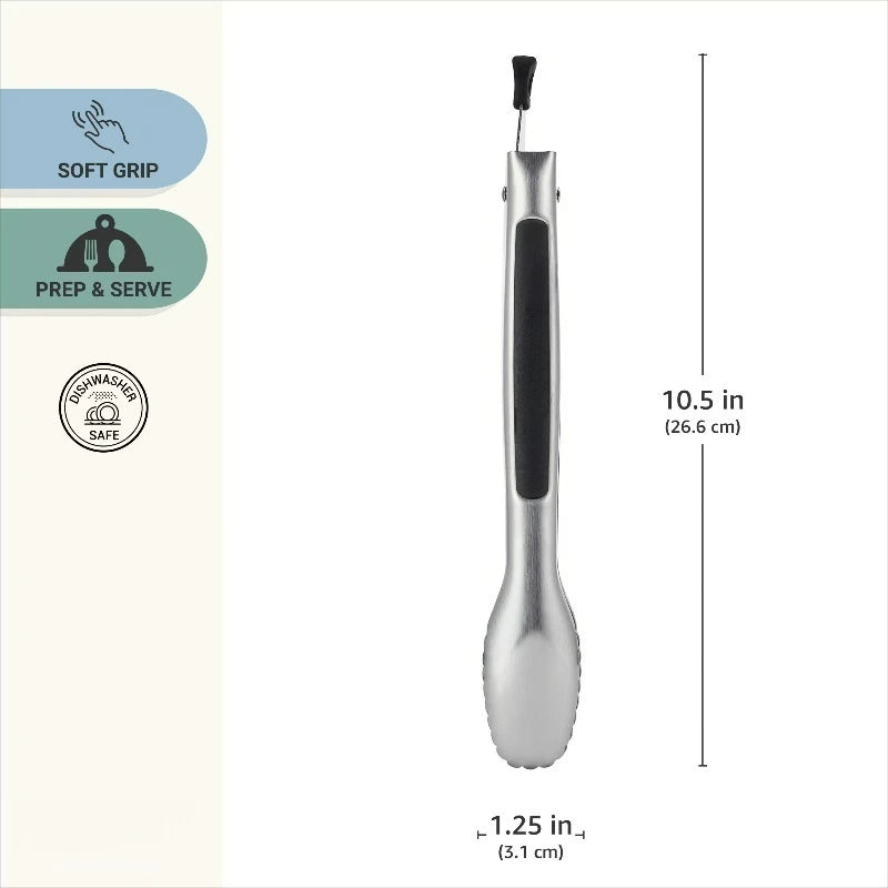 Professional Stainless Steel Locking Kitchen Food Serving Tongs