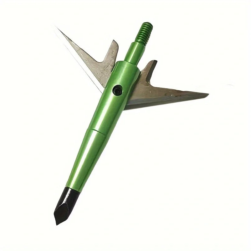 Stainless Steel Expandable Archery Hunting Broadheads Kit