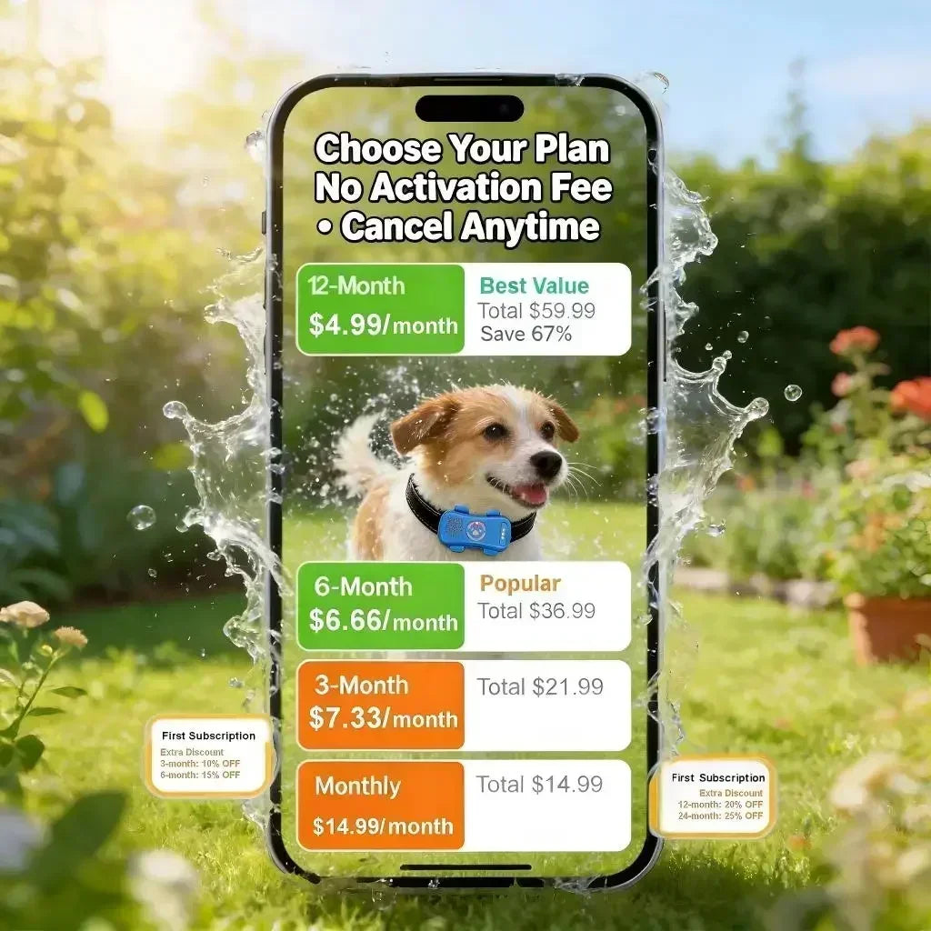 Wanwaytech 4G GPS Pet Tracker For Dogs With Live Tracking