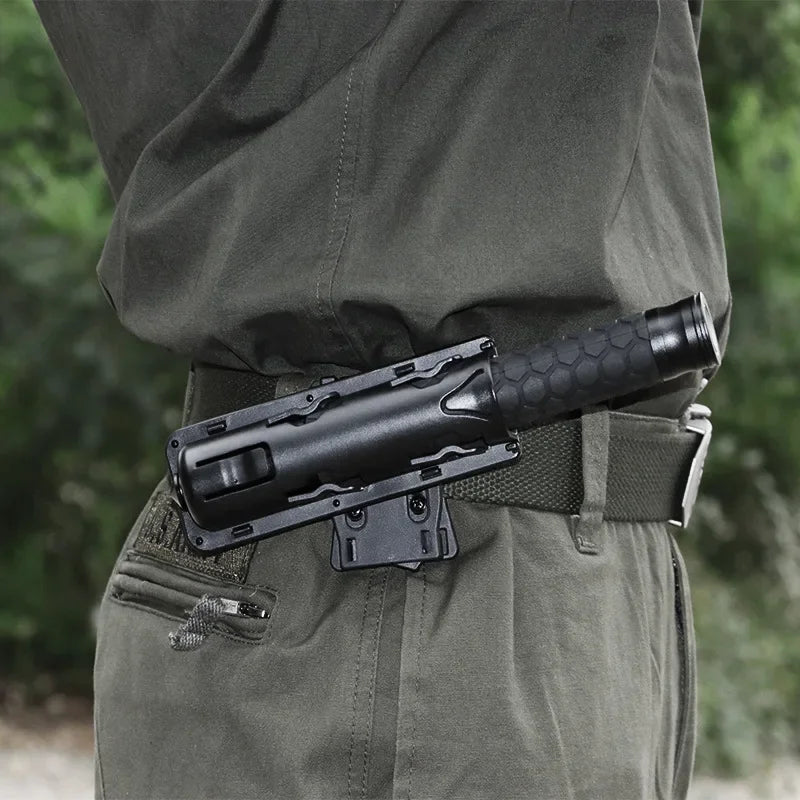 Universal Retractable Baton Holster Case With 360 Degree Rotation