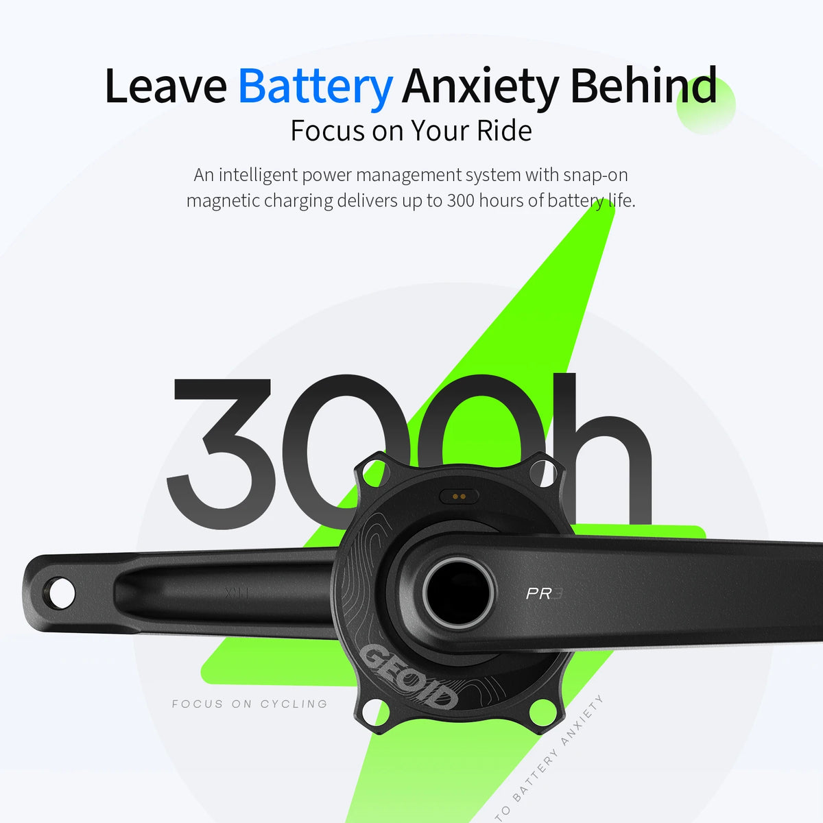GEOID PM500 Bike Power Meter With Cadence Tracking